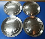 *four* Vintage 1952 Ford Crestline Victoria 15" Hubcaps Wheel Covers Used. Fixed Price $135.99.