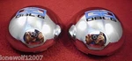 Double Wheels Chrome Custom Center Caps Set Of 2 # 008K86G. Fixed Price $65.00.