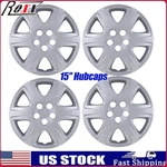 15" Silver Set Of 4 Wheel Cover Snap On Hubcaps For 2005-2008 Toyota Corolla New. Fixed Price $48.99.