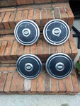 Set Of 4 Ford Torino Ranchero Dog Dish Hubcaps Oem Wheel Covers. Fixed Price $70.00.