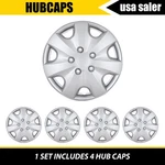 Set Of 14" Wheel Covers Snap On Full Fit R14 Tire & Steel Rim. Fixed Price $39.99.