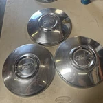 Vintage Oem Genuine Ford Hub Center Caps Rim Chrome 3/8" Dia. FOAC-1130-AA. Fixed Price $35.00.