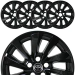 Fits Toyota Camry Le 2021-2024 Black 17" Wheel Skins Full Rim Covers Hub Caps. Fixed Price $89.99.