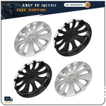 4X Inch Wheel Cover Hub Caps Universal Silver Fits R16 Tire & Steel Rim. Fixed Price $42.24.