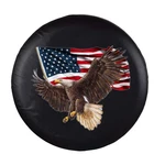 Spare Tire Cover, Wheel With American Eagle Usa Flag Pvc Leather Waterp.... Fixed Price $28.87.