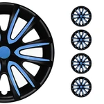 16" Wheel Covers Hubcaps For Vw Tiguan Black Blue Matte. Fixed Price $99.90.