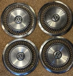 Set Of Vintage Oem 1979-1984 Vw Volkswagen Rabbit 13" Wheel Covers Hubcaps-vg+. Fixed Price $79.85.