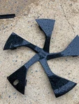 Tesla Model Oem 19" Wheel Cover Hub Cap Spinner Black 1420231-00-A Broken Tab. Fixed Price $55.00.
