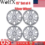 15" Set Of 4 Wheel Covers Snap On Full Fit R15 Tire & Steel Rim. Fixed Price $37.99.