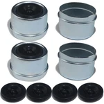 4PCS 1.98" Trailer Hub Dust 1.98'' Caps + Seals, Silver. Fixed Price $19.48.