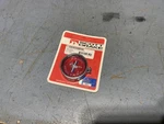 C5ZZ-1130-WR Scott Drake Styled Steel Hubcap (red Background). Fixed Price $35.00.