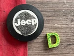 #d 1) 1991-99 Jeep Cheroke Comanche Wrangler Center Hub Cap 52003621 52003759. Fixed Price $28.95.