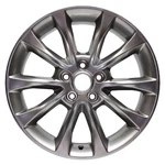 17" Light Hyper Silver Rim By Jte Wheels 2017-2018 Ford Fusion (17X7.5). Fixed Price $859.95.