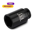 Mixpower 1/2" Drive Deep Impact Socket, Cr-mo, Mm, Metric, 6 Point,. Fixed Price $12.99.