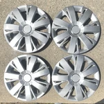 Winjet WJ-5077-16 Metallic Silver Hubcaps Wheel Covers Set Of 4 New. Fixed Price $39.99.