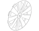 Genuine Volkswagen Wheel Cover 5C0-601-147-QLV. Fixed Price $124.90.