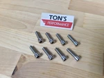 Set Of 8 Fuel Wheel Rim 5/6 Lug Center Cap Replacement Screws Stainless Steel. Fixed Price $13.88.