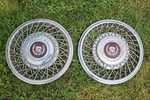 1989-1993 Cadillac Deville Seville Eldorado 15" Wire Spoke Wheel Covers Hubcaps. Fixed Price $69.00.
