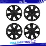 4 Pcs Black 16" Hub Caps Tire & Rim Wheel Covers Kit Fits All Makes Models. Fixed Price $47.38.