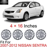 4 16 Inches Silver Bolt On Hubcaps For 2007-2012 Nissan Sentra Wheel Rim Covers. Fixed Price $49.99.