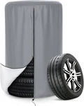 Akefit Tire Cover, Heavy Duty Waterproof And Dustproof 33 X 47IN, Grey. Fixed Price $40.65.