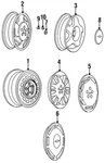 Genuine Gm 1995-2000 Lumina Monte Carlo Wheel Cover 9593786. Fixed Price $106.76.