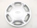 New Oem Ford 14" 6-SPOKE Wheel Hub Cap Cover Silver F5RZ-1130-C Contour 1995-97. Fixed Price $38.95.