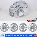 For 2008-2012 Honda Accord Sedan 16IN Set Of 4 Silver Wheel Covers Hubcaps. Fixed Price $54.99.