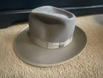 Vintage 1940S 1950S Kimball Royal Quality Fedora Hat Size 7 3/8 Damaged & Dirty. Fixed Price $100.00.