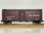 Ho, Athearn, Rio Grand, Brown 40 Single Door Boxcar # D&RGW-68254. Fixed Price $23.00.