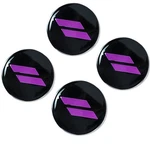 4PCS 63MM 2.5 Inches Slash Purple Wheel Center Cap Covers Fit For Dodge Charg.... Fixed Price $42.33.