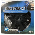 Alpena Wheel Makeover Kit- 4 Piece 16" Vr Carbon Black #58260 New Open Box. Fixed Price $62.99.