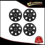 Pcs 14" Universal Wheel Hub Caps Black Matte Cover Trim Kit. Fixed Price $36.19.