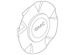 Genuine Button Style Center Cap With Gmc Logo 09596173. Fixed Price $32.45.