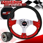 Godsnow 320MM Bolt Red Fusion Style Steering Wheel + Adapter For 00-06 S2000. Fixed Price $46.99.