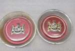 1973 1974 1975 1976 1977 Mercury Marquis Hubcap Center Emblems Plastic Inserts. Fixed Price $25.00.