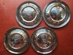 Lot Of Factory 1954 Plymouth Savoy Belvedere 15 Inch Hubcaps Wheel Covers. Fixed Price $50.00.
