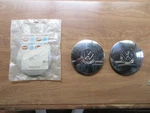 6" Vintage Volkswagen Vw Chrome Wheel Hub Caps (set Of 3). Fixed Price $30.00.