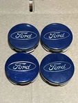 2011-2022 Ford Fiesta Escape Edge 1/8" Blue Center Caps CP9C-1A096-AA Used Oem. Fixed Price $19.99.