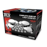 Trux THUB-C2 Wheel Accessories Cap Kit, Front & Rear, Chrome, Metal. Fixed Price $164.97.