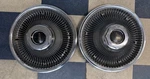 Pair Of 2 Two 1970-73 Lincoln Continental Mark Iii Oem 15" Hub Caps Free Ship!!!. Fixed Price $160.00.