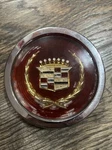 Cadillac Cap Cav 255063 Lawton Car Parts Wheels Vintage Gold Red. Fixed Price $29.99.