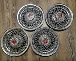 1980 1981 Pontiac Bonneville Firebird 15" Wire Wheel Hubcaps Set Of 4 Oem Gm. Fixed Price $329.99.