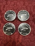 Set Of 4 Platinum Wheels By Ultra Center Caps Hub Covers 58861880F-1 A89-9003B. Fixed Price $23.95.