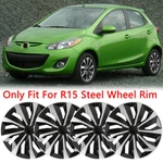 Set Of 15" Hubcaps Rim Wheel Cover For MAZDA2 2011-2014 185/55R15 Tire & Steel. Fixed Price $69.41.