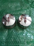 Oldsmobile Wire Wheel Cover Center Caps Pair. Fixed Price $29.00.