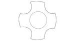 Genuine Mazda Center Cap NC97-37-190. Fixed Price $43.02.