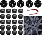 Tesla Model 3 Y X Wheel Cover Kit 4 Hub Center Cap + 20 Nut (white). Fixed Price $21.99.