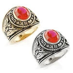 Army United States Armed Forces Military Rings Surplus Of Silver & Gold. Fixed Price $19.20.