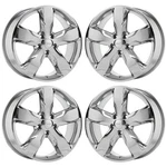 20" Jeep Grand Cherokee Dodge Durango Bright Chrome Wheels Rim Factory Oem 9107. Fixed Price $1235.00.
